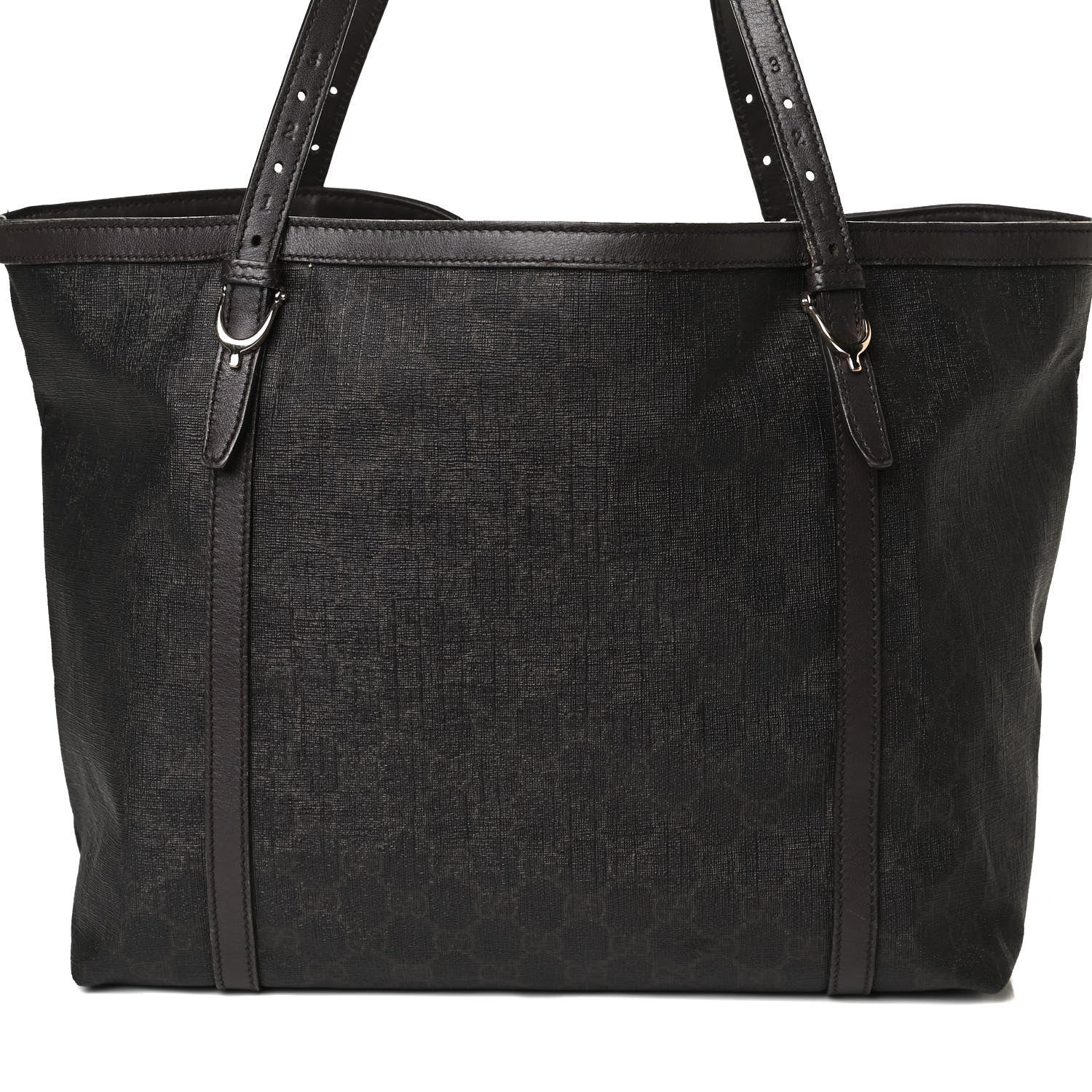 Gucci GG Supreme Monogram Medium Nice Tote Dark Brown 7 of 23