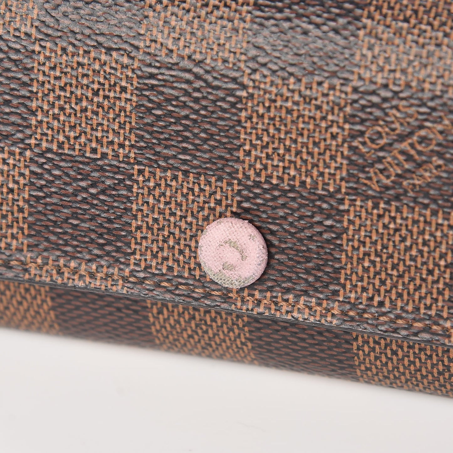 Damier Ebene Multicles 6 Key Holder Rose Ballerine
