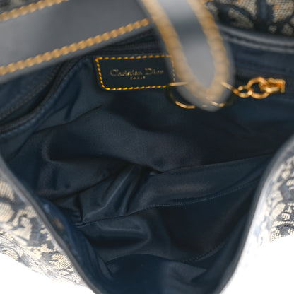 Christian Dior Monogram Saddle Bag Blue 5 of 10