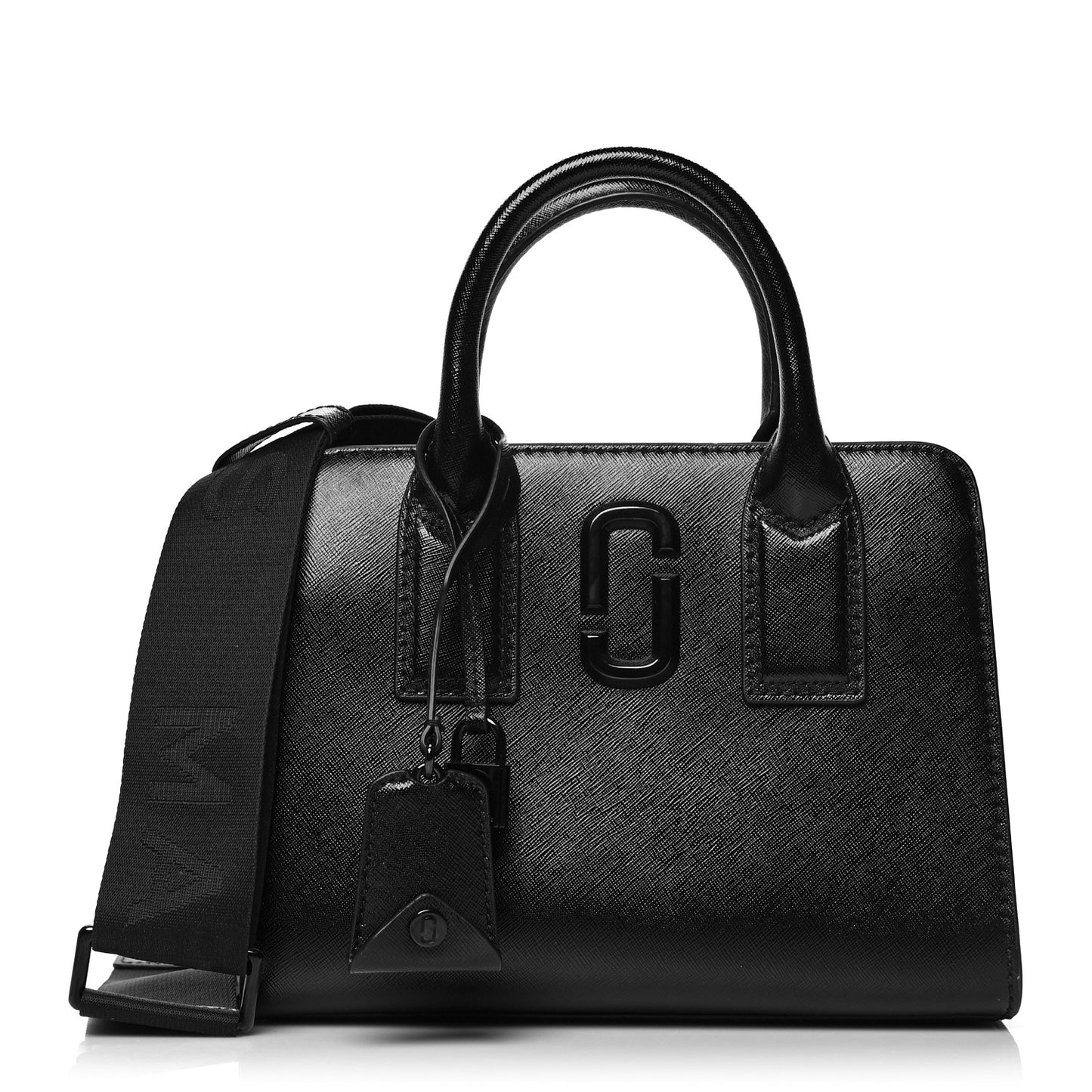 Saffiano Little Big Shot Tote Black
