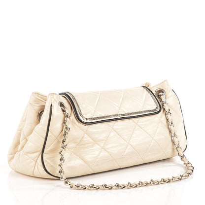 Chanel Lambskin Quilted East West Accordion White 3 of 8