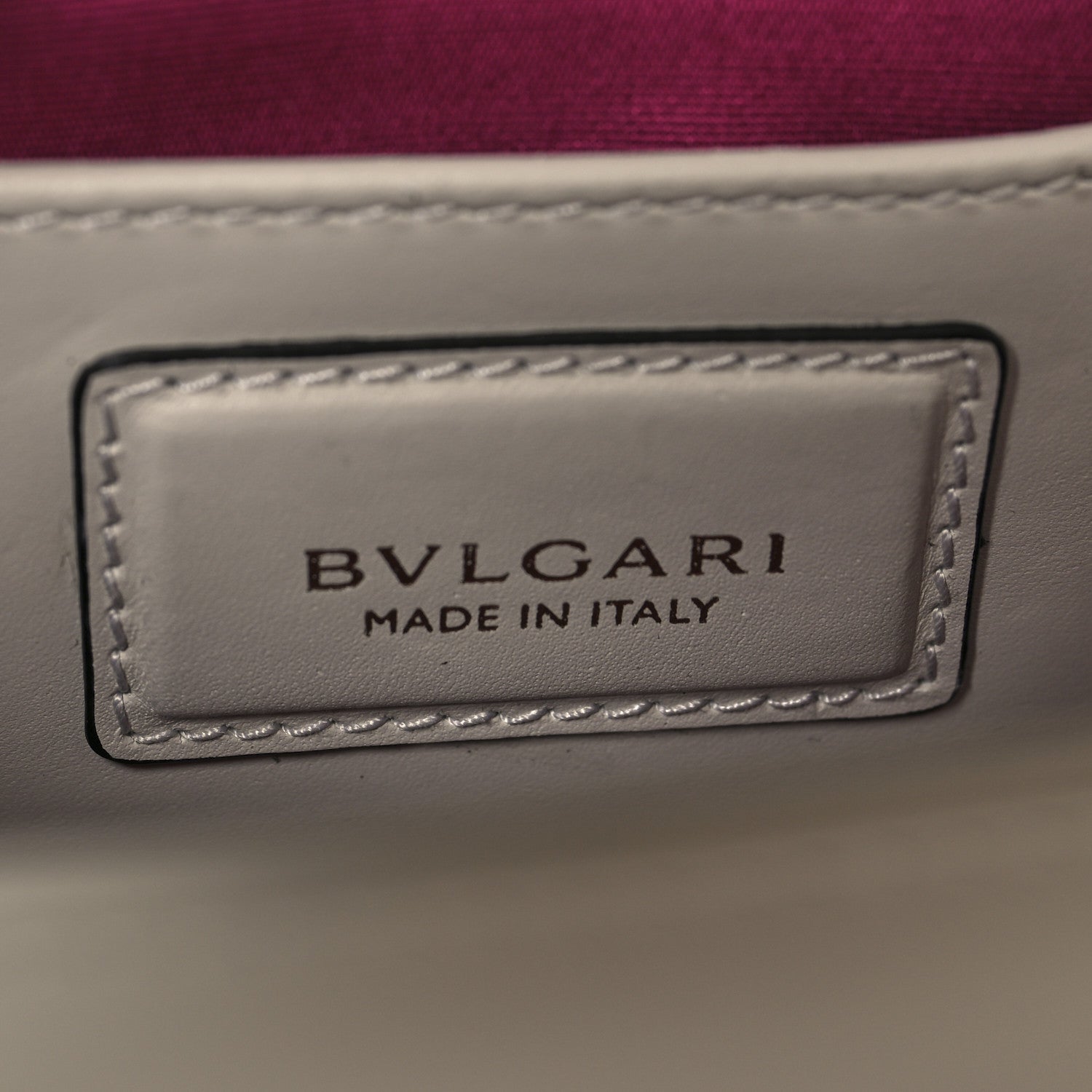 Bulgari Calfskin Serpenti Forever Shoulder Bag White Agate 6 of 10