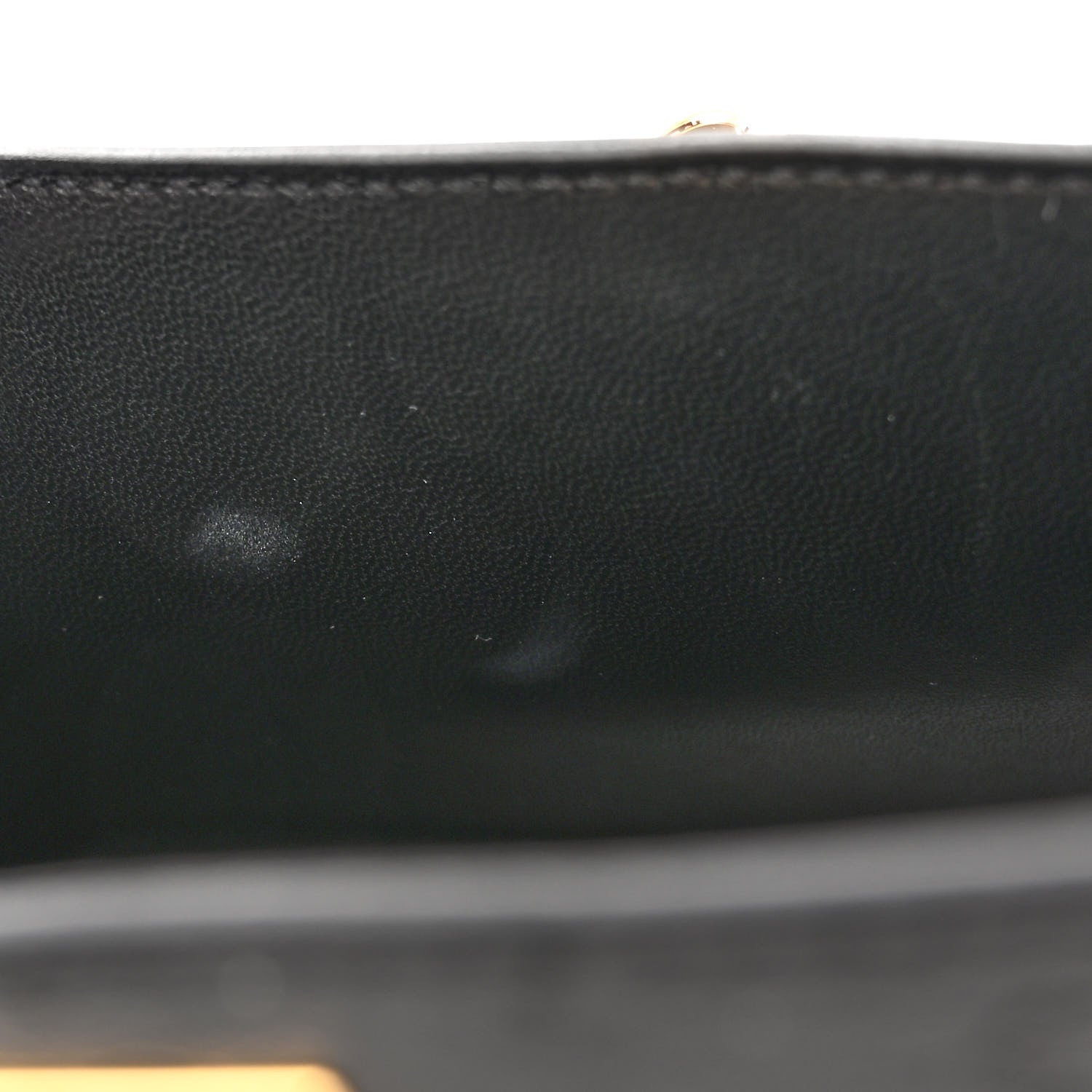 Hermes Ostrich Kelly Sellier Mini 20 Black 7 of 11