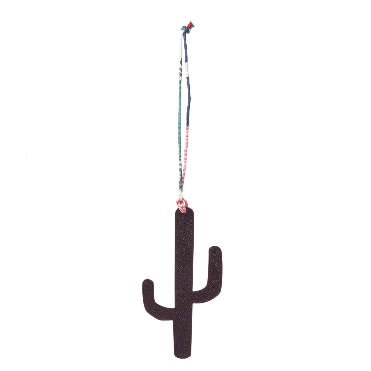 Togo Clemence Petit H Cactus Bag Charm Raisin