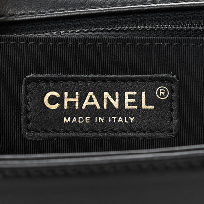 Chanel Lambskin Quilted New Medium Boy Flap Black 6 of 11