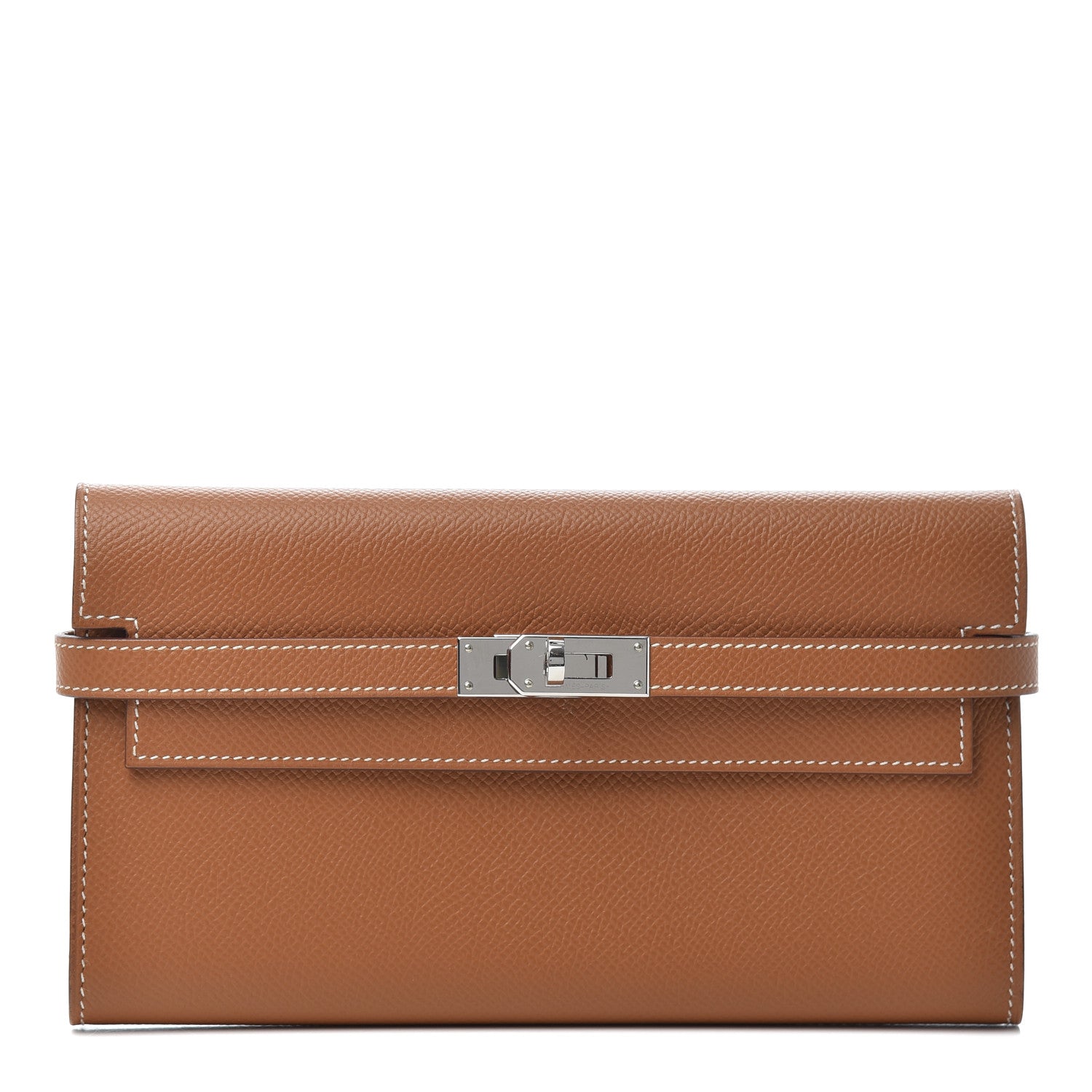 Hermes Epsom Kelly Longue Wallet Gold 1 of 8