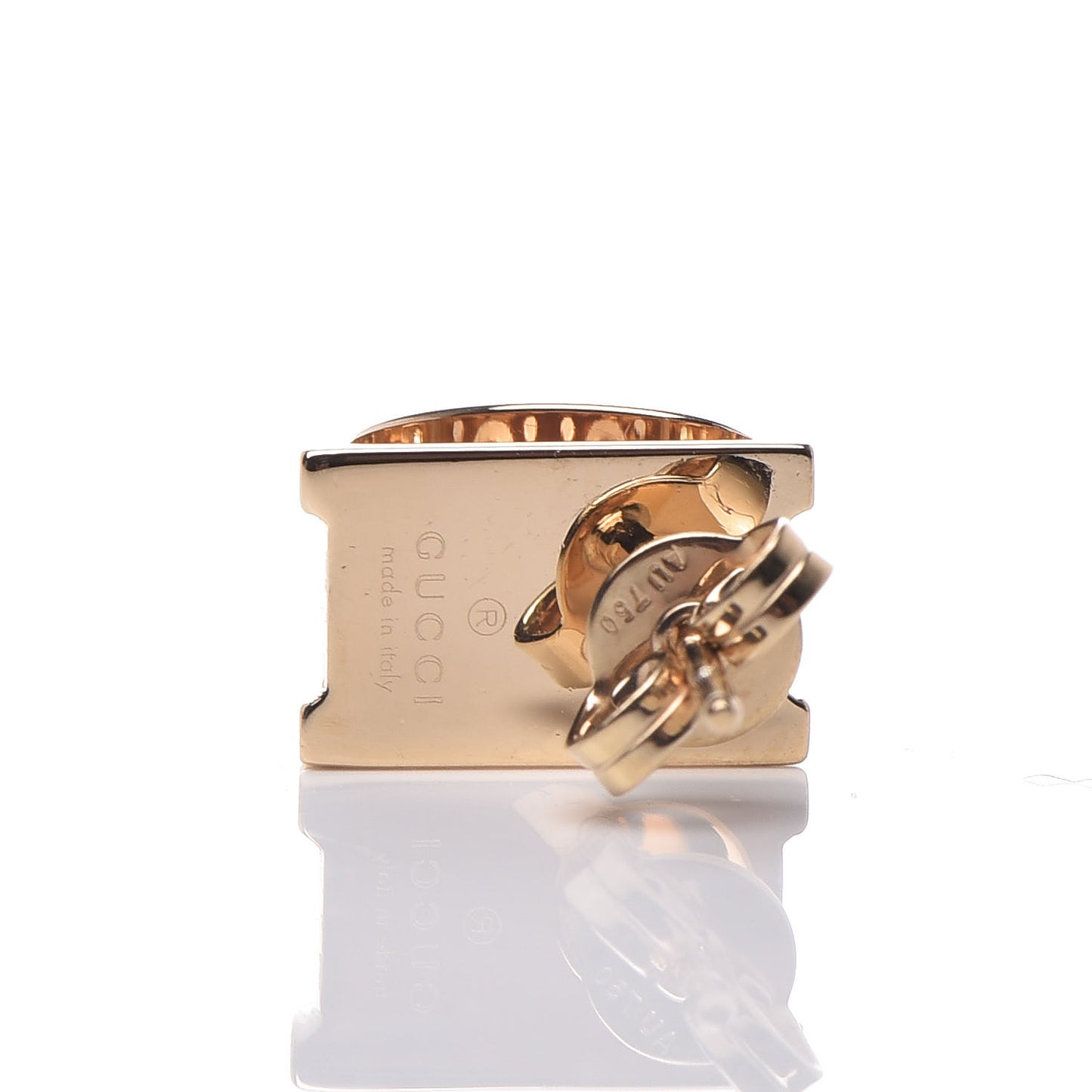 18K Yellow Gold Icon Twirl Earrings