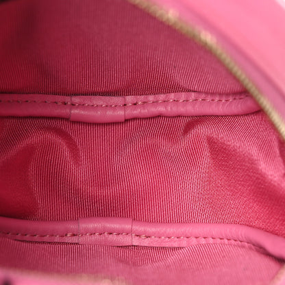 Chanel Caviar Quilted Round Clutch With Chain Pink 5 of 9