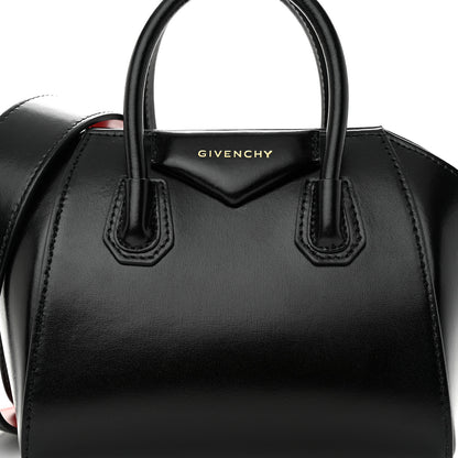 Givenchy Box Calfskin Toy Antigona Black Red 7 of 9