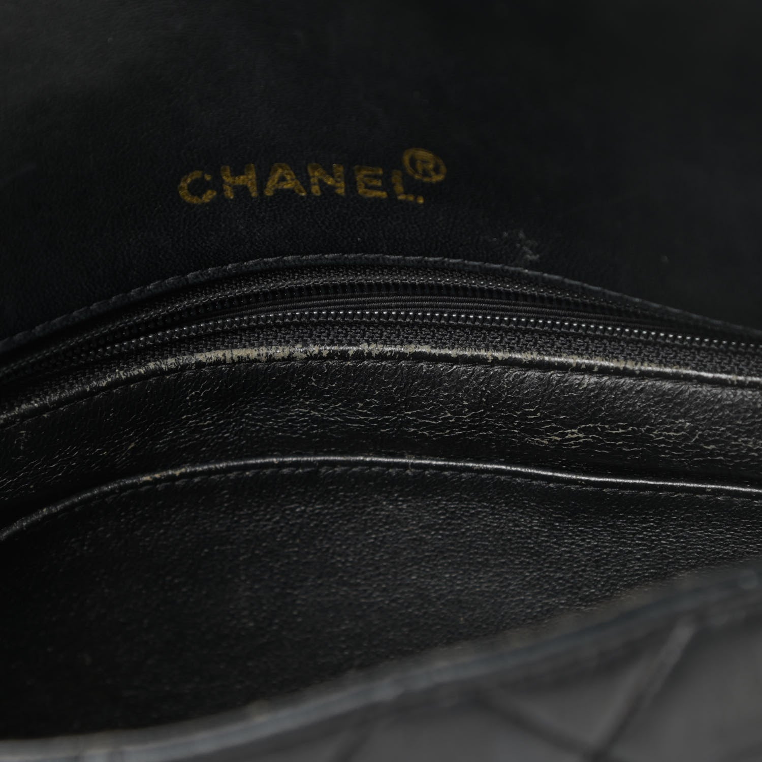 Chanel Lambskin Quilted CC Flap Shoulder Bag Black 12 of 18
