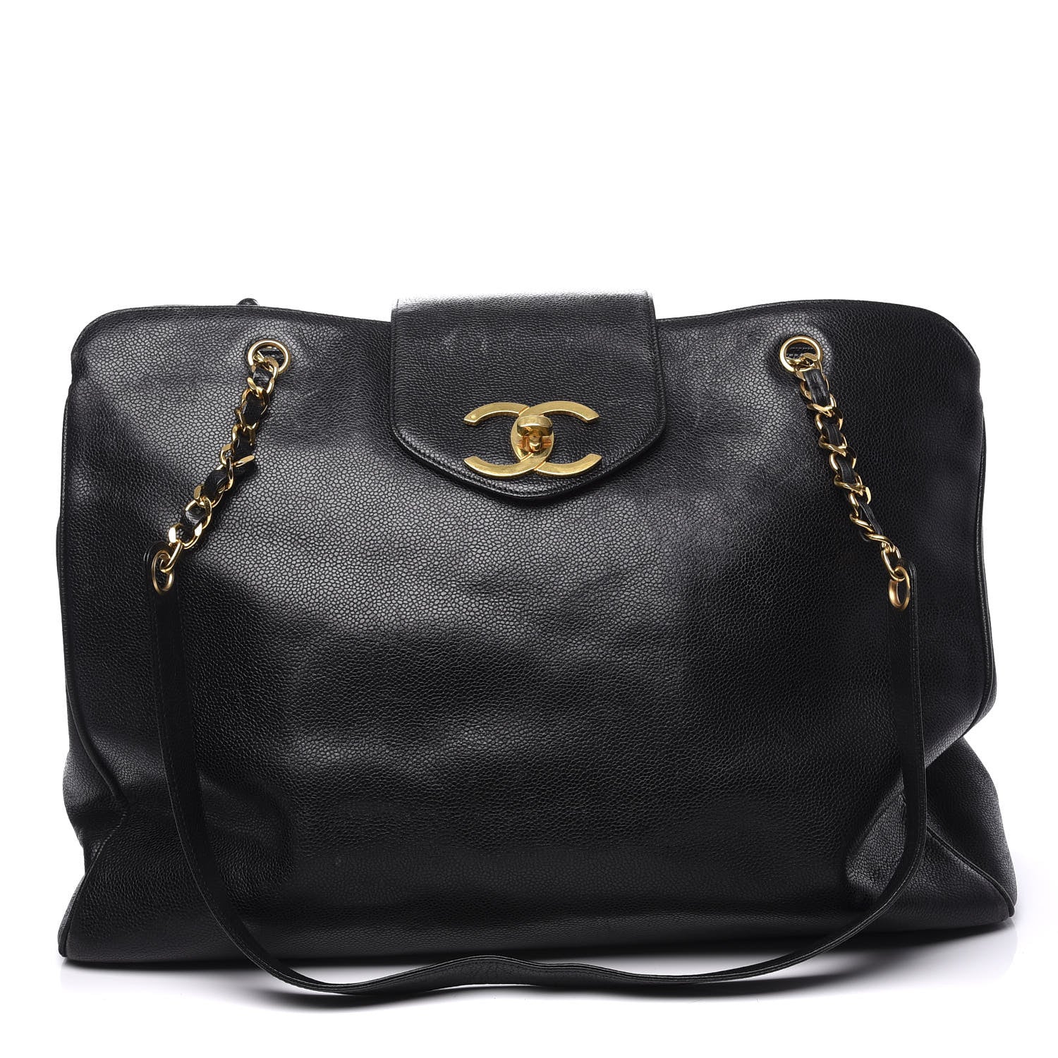 Chanel Caviar XL Weekender Bag Black 1 of 12