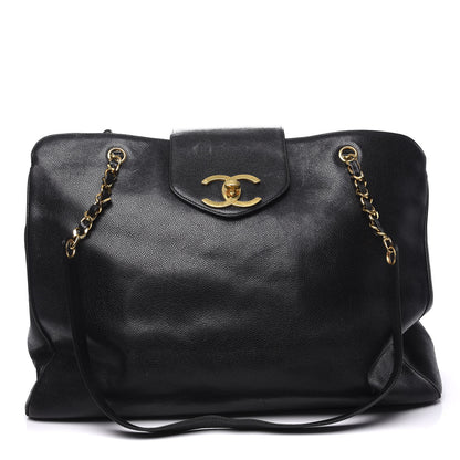 Chanel Caviar XL Weekender Bag Black 1 of 12