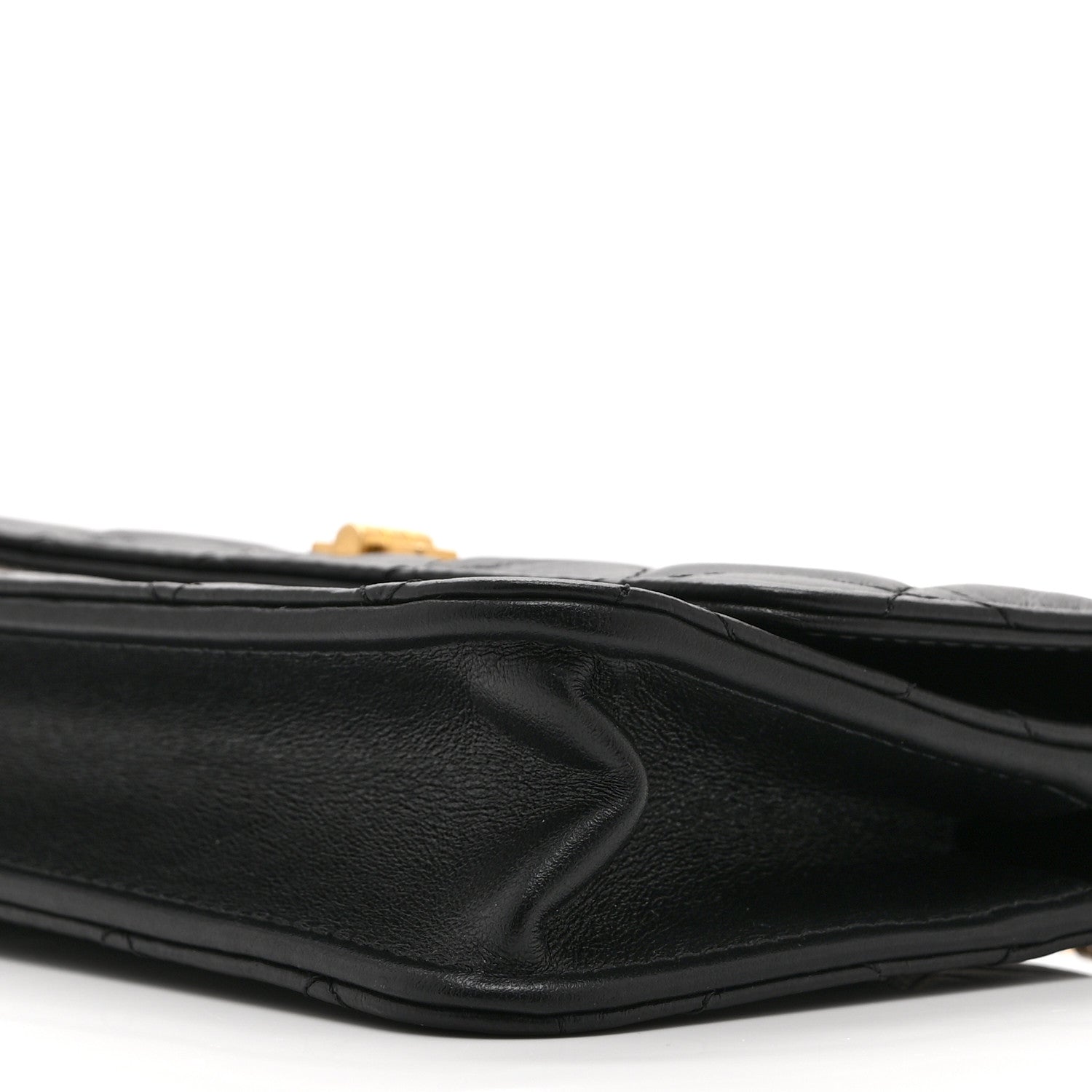 Chanel Aged Calfskin Quilted Reissue Flap Phone Holder With Chain Black 11 of 11