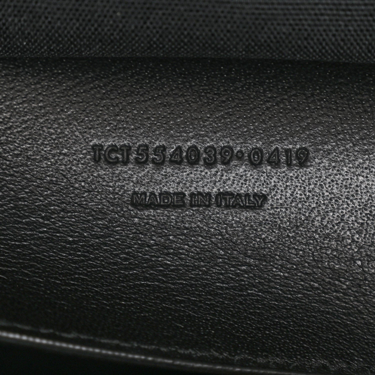 Saint Laurent Calfskin Crocodile Embossed Large Manhattan Shopper Tote Black 7 of 10