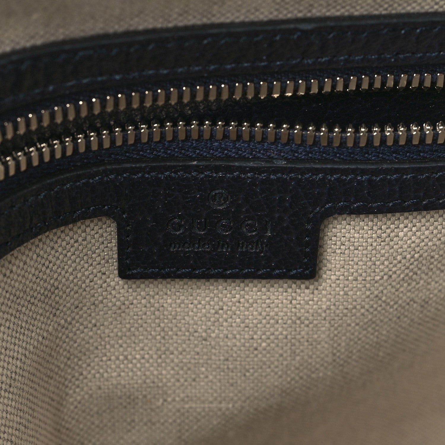 Gucci GG Supreme Monogram Textured Dollar Calfskin Web Small Ophidia Messenger Bag Beige Blue 6 of 9