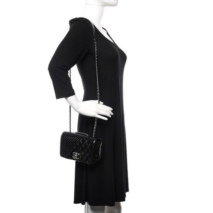 Chanel Patent Quilted Small Coco Boy Flap Black 2 of 12