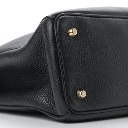 Christian Dior Bullcalf Large Diorissimo Tote Black Rose Indien 10 of 14