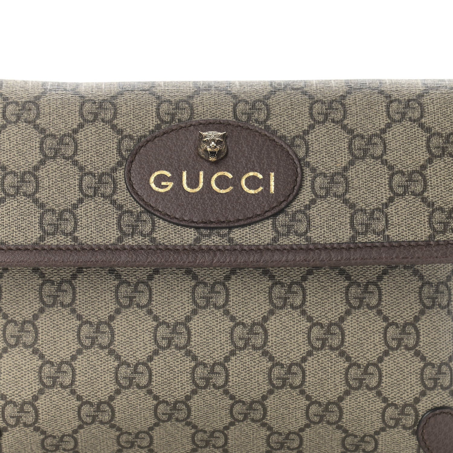 Gucci GG Supreme Monogram Neo Vintage Web Belt Bag Brown 10 of 10