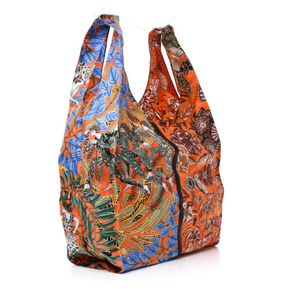 Hermes Silk Petit H Shopping Bag 4 of 10