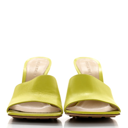 Bottega Veneta Lambskin Stretch Wedge 90mm Sandals 37 Kiwi 2 of 10