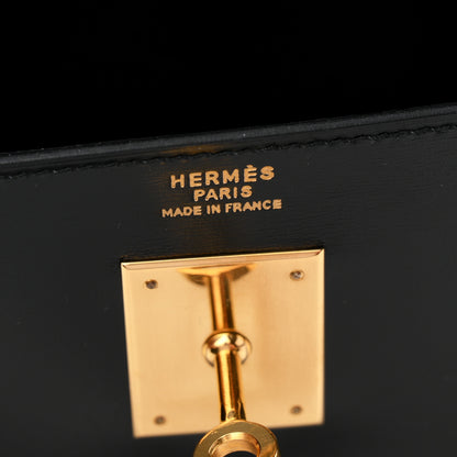 Hermes Box Kelly Retourne 32 Black 6 of 10