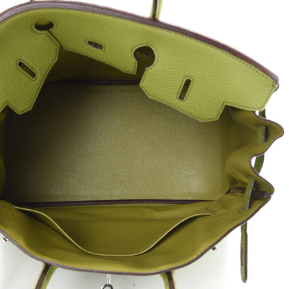 Hermes Togo Birkin 35 Vert Anis 12 of 37