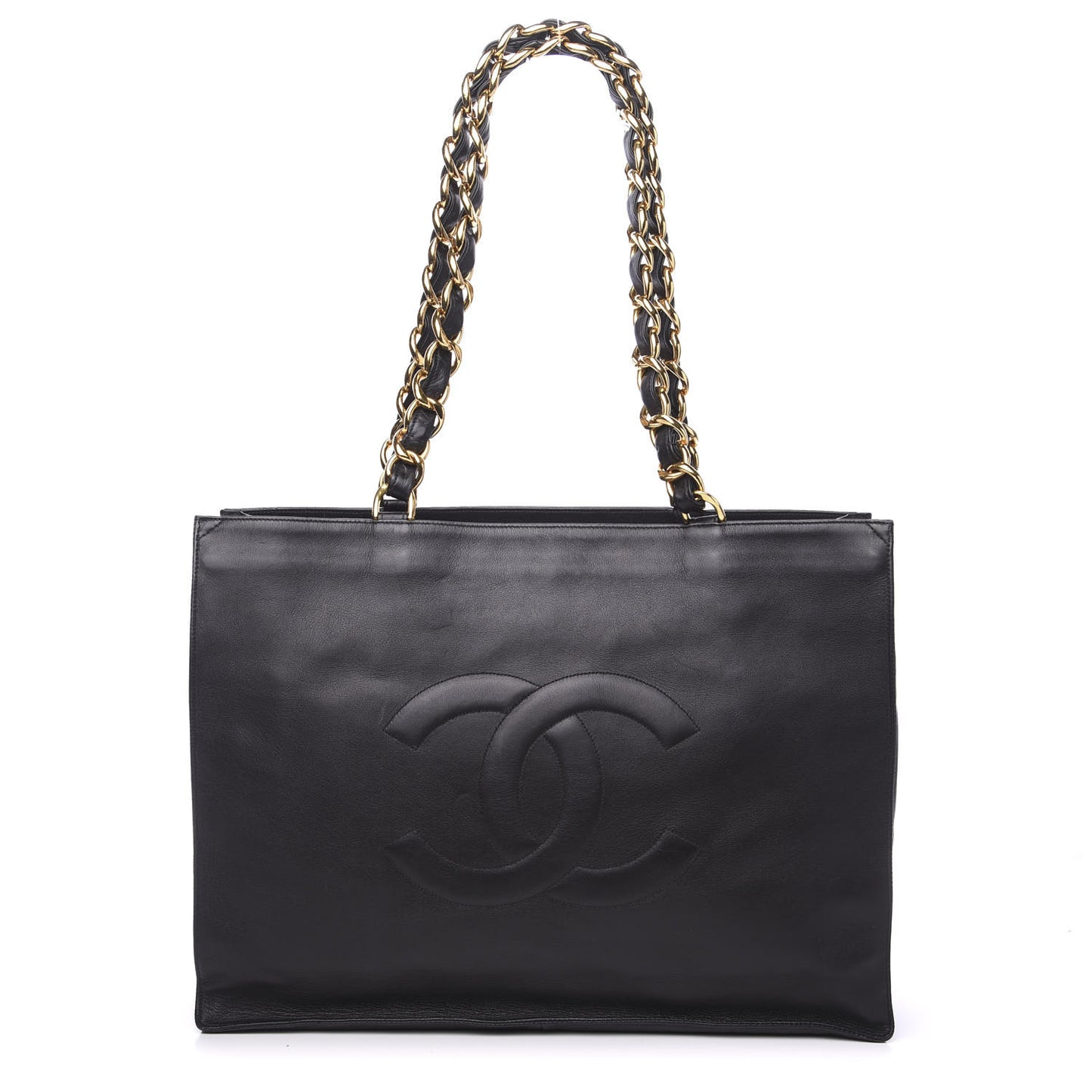Lambskin CC Shoulder Bag Black