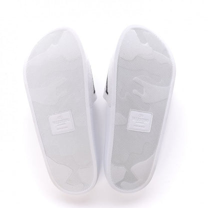 Valentino Garavani Rubber Swarovski Crystal VLTN Pool Slide Sandals 38 White 5 of 7