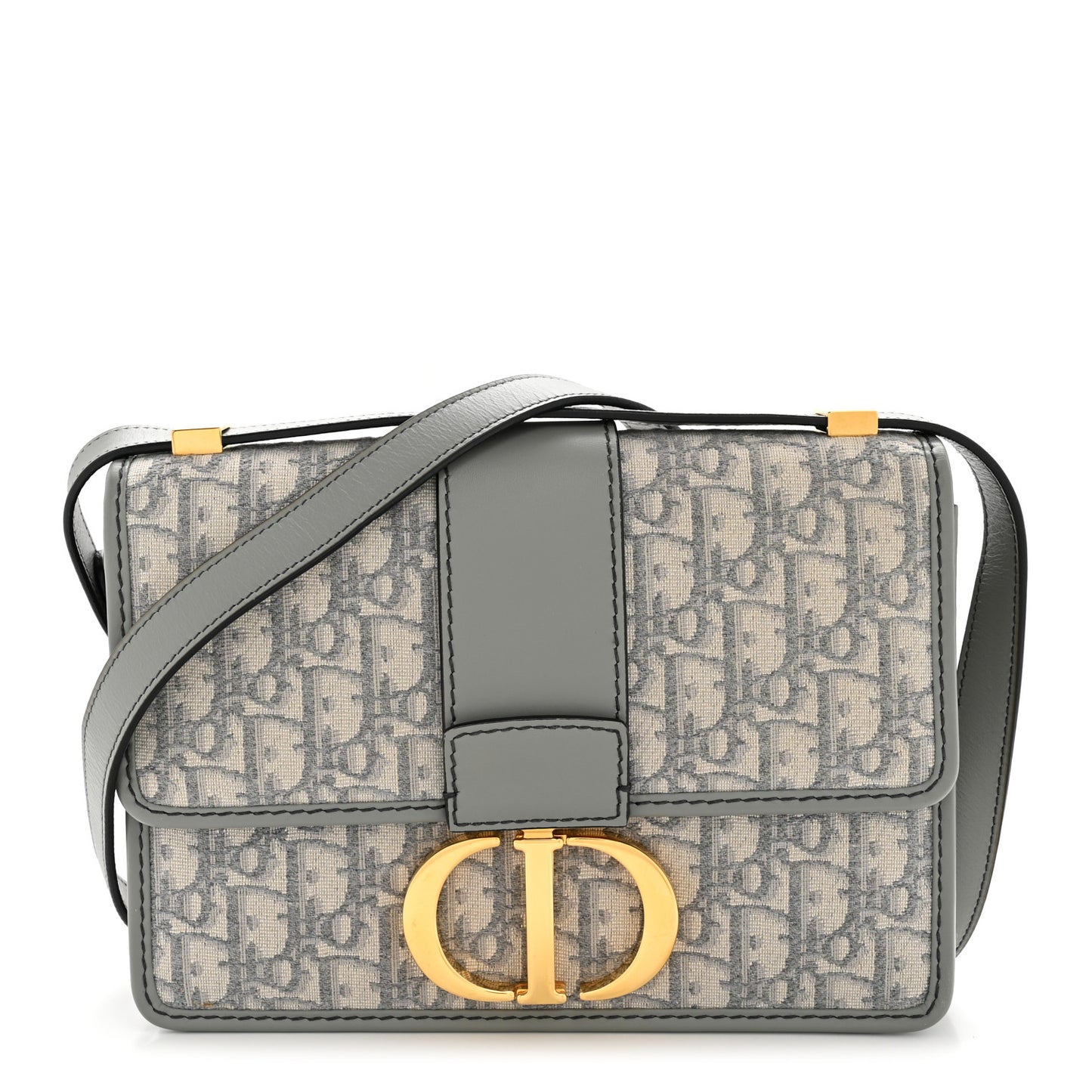 Oblique 30 Montaigne Flap Bag Grey
