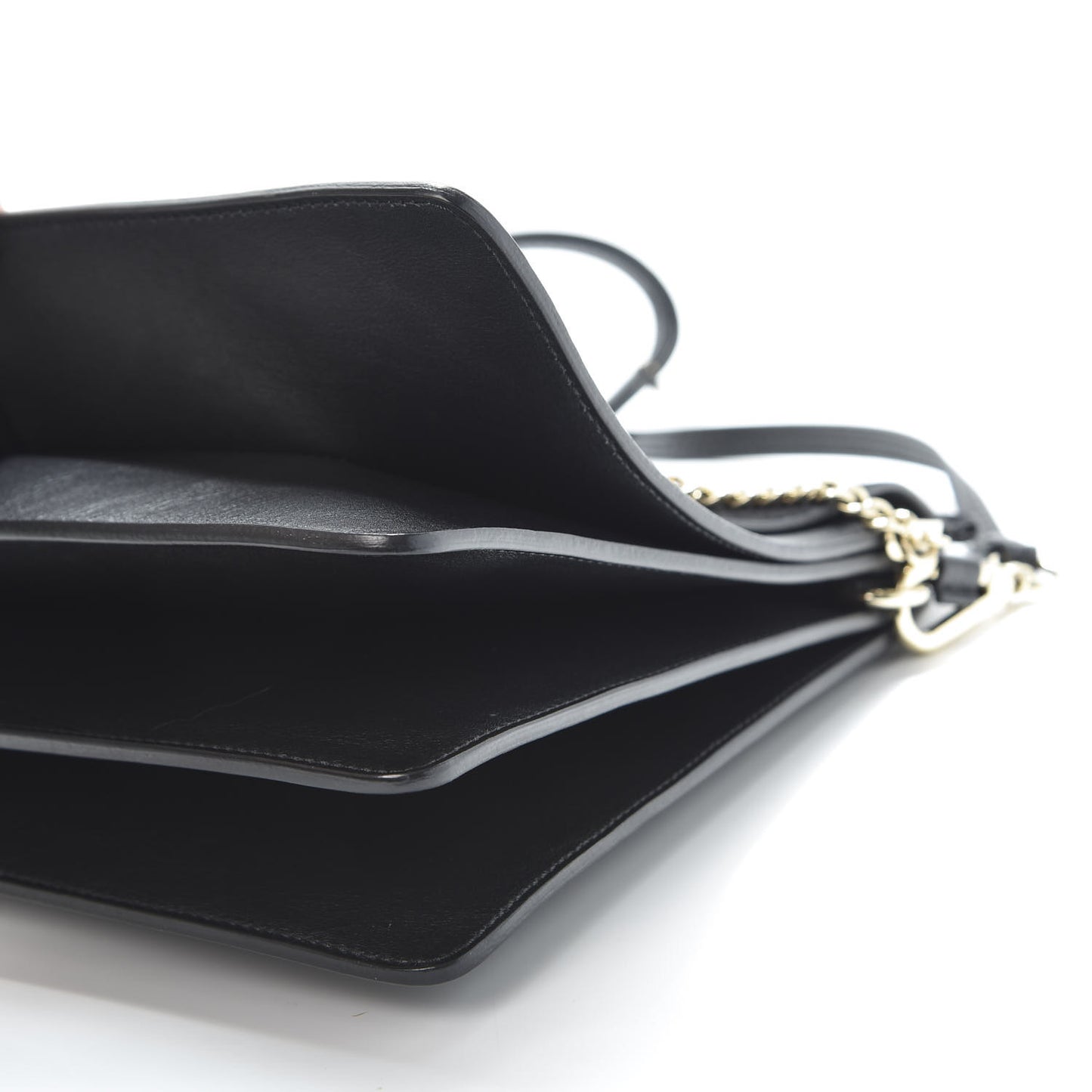 Suede Calfskin Medium Faye Shoulder Bag Black
