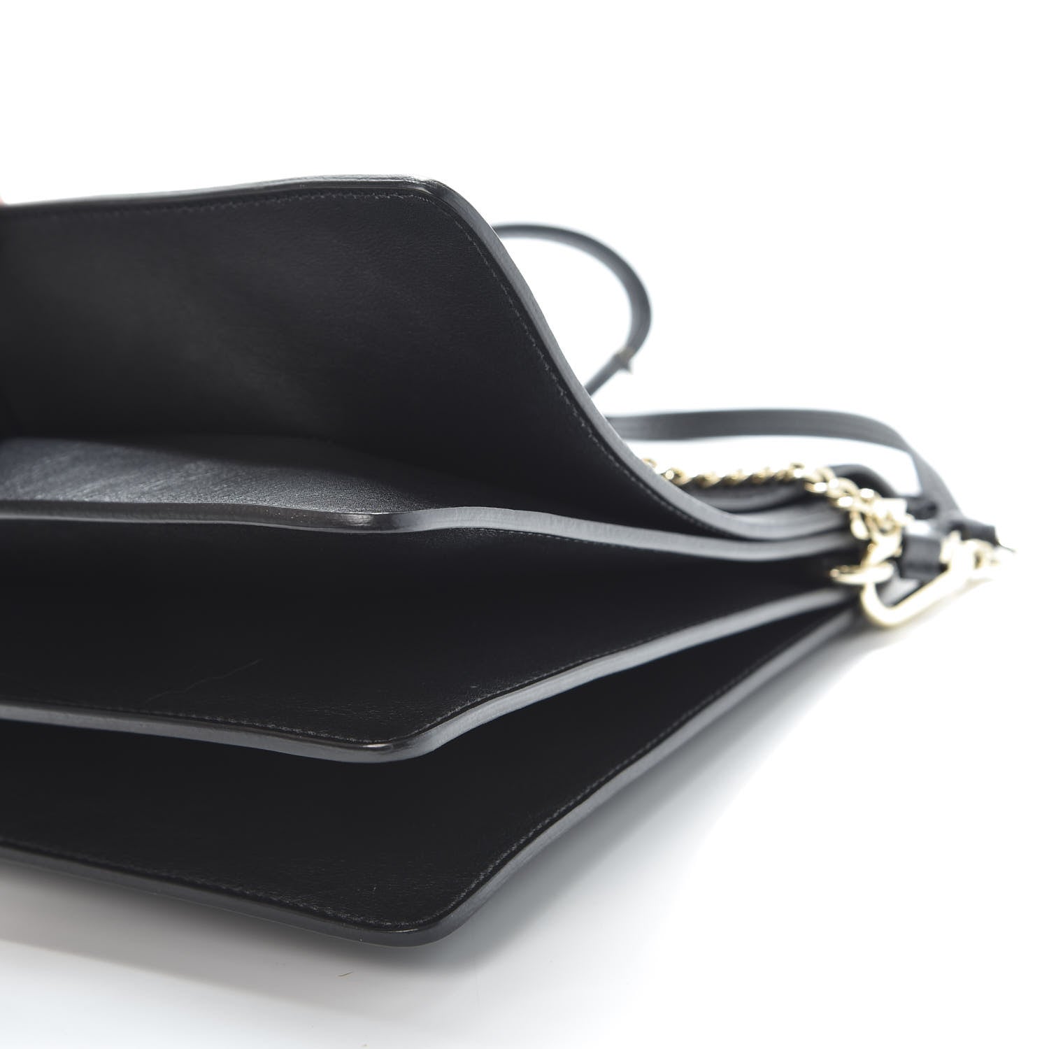 Chloe Suede Calfskin Medium Faye Shoulder Bag Black 8 of 18
