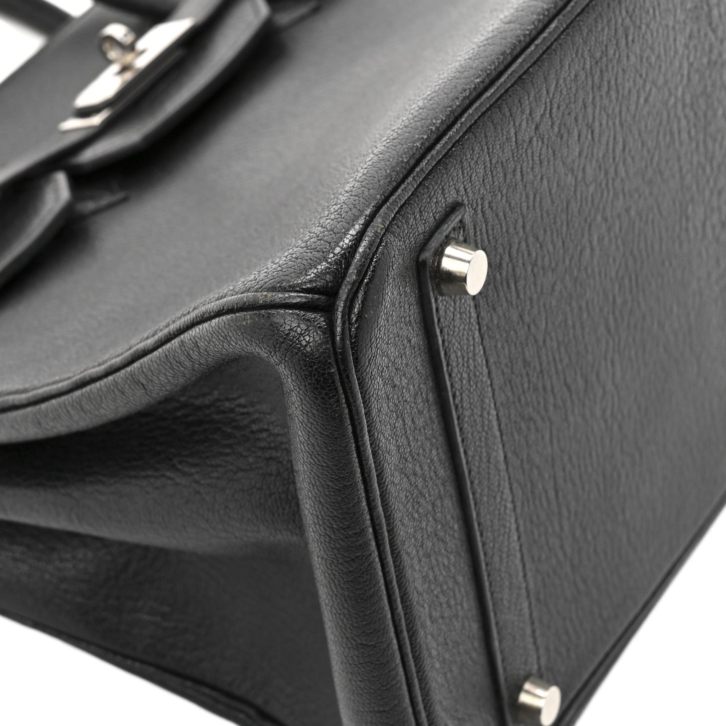 Chevre De Coromandel Birkin 35 Black