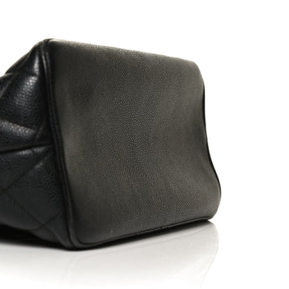 Chanel Caviar Quilted Medallion Tote Black 13 of 17