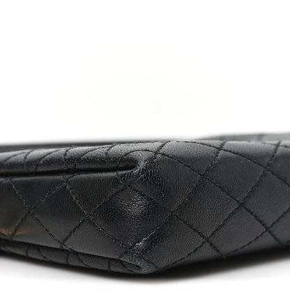 Saint Laurent Lambskin Quilted Gaby Zipped Pouch Black 8 of 10