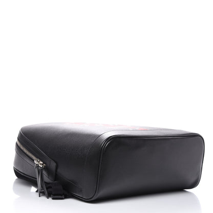 Gucci Calfskin Kingsnake Dome Backpack Black 4 of 11