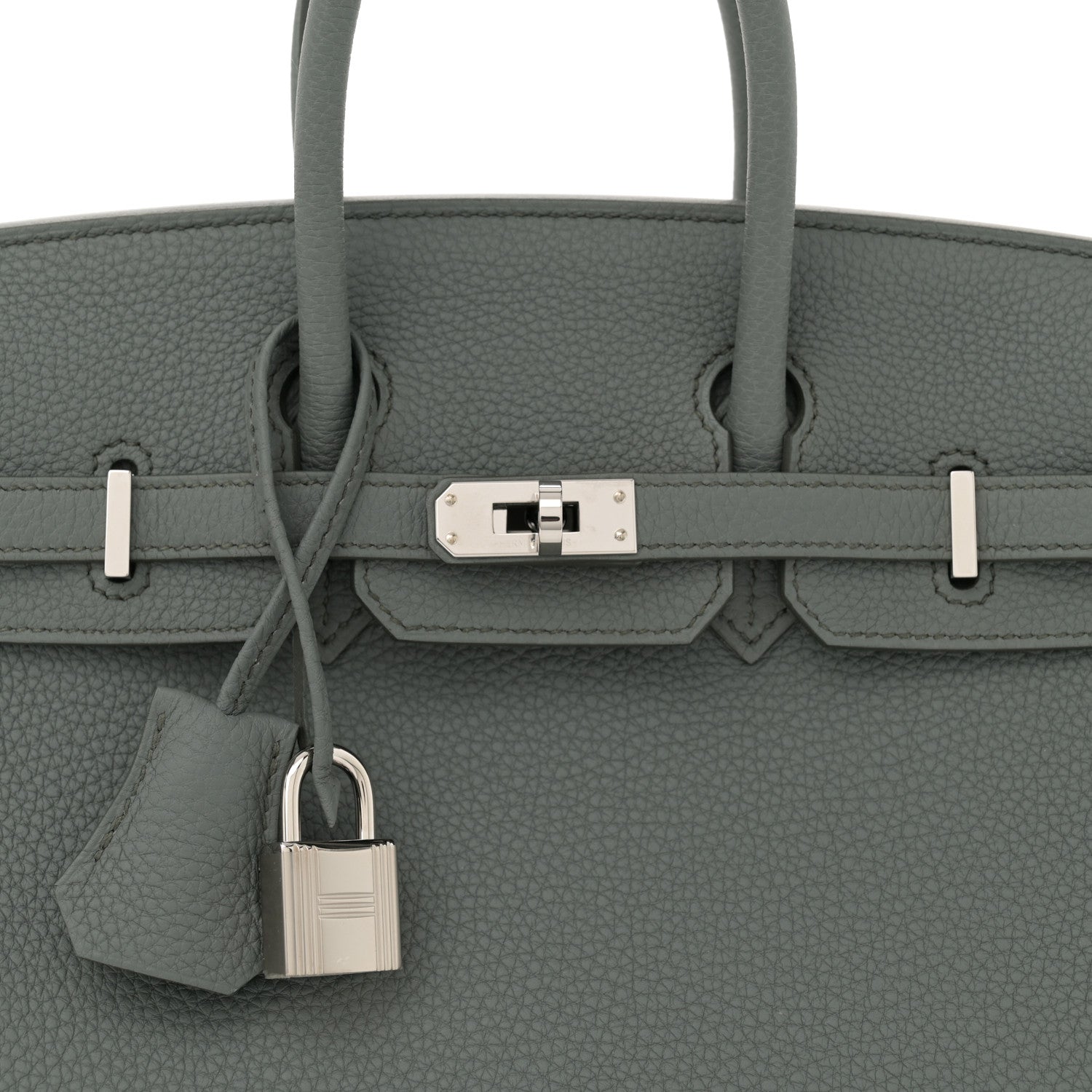 Hermes Togo Birkin 25 Vert Amande 8 of 11
