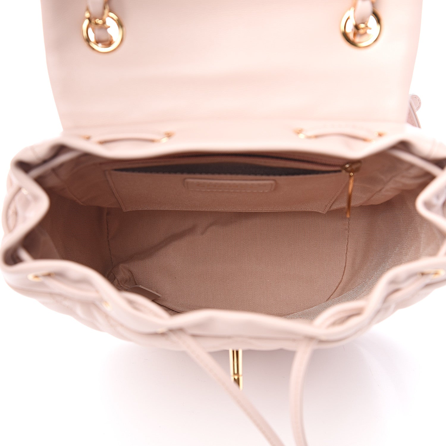 Chanel Calfskin Quilted Small Urban Spirit Backpack Beige 4 of 9