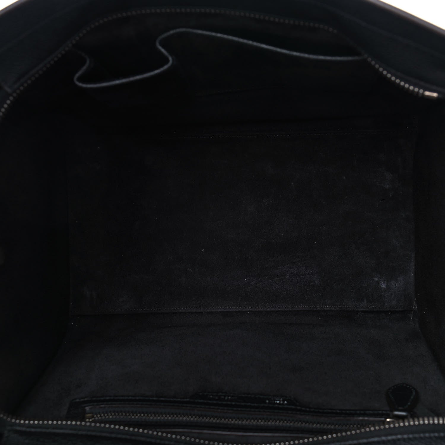 Celine Drummed Calfskin Mini Luggage Black 5 of 11