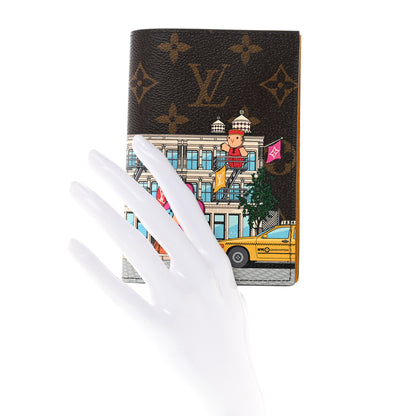 Louis Vuitton Monogram 2022 Christmas Animation New York Soho Passport Cover Yellow 2 of 7