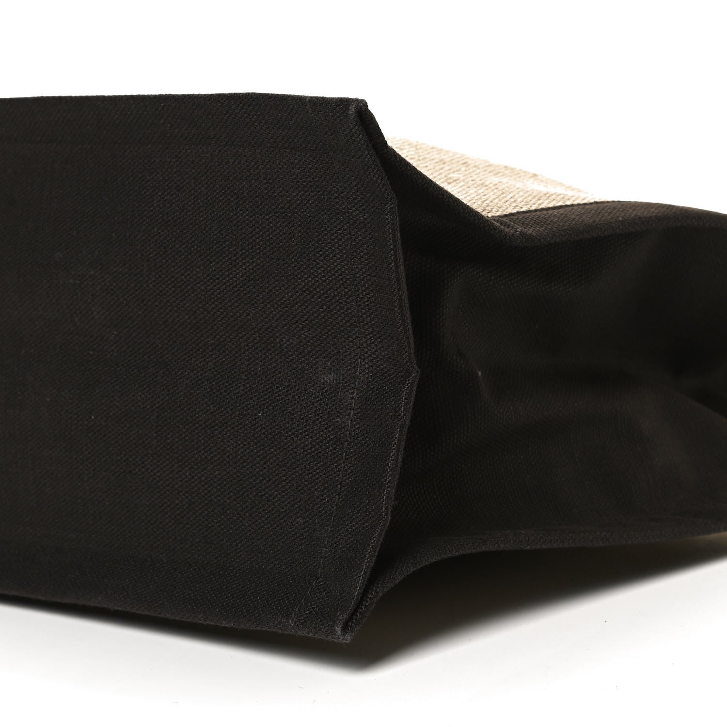 Saint Laurent Linen Calfskin Rive Gauche Tote Natural 10 of 10