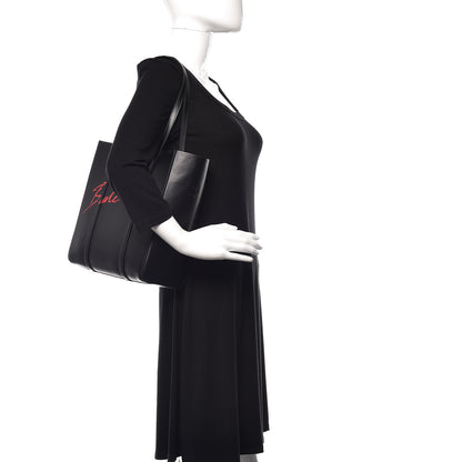 Balenciaga Supple Calfskin Signature Logo XS Everyday Tote Black 3 of 10