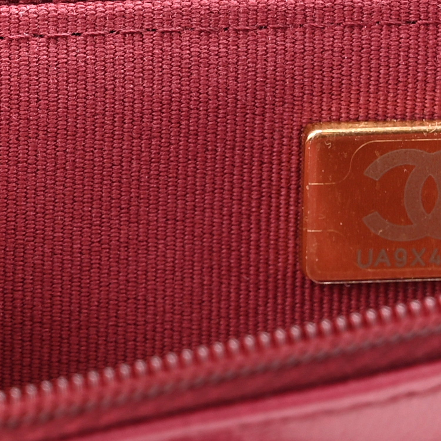Chanel Lambskin Quilted Pick Me Up Wallet On Chain WOC Burgundy 8 of 12