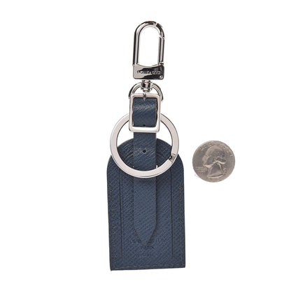 Louis Vuitton Taiga My Travel Tag Bag Charm and Key Holder Ocean 2 of 3