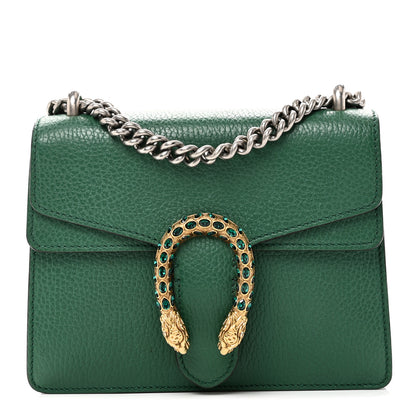 Gucci Calfskin Mini Dionysus Shoulder Bag Emerald 1 of 10