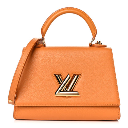 Louis Vuitton Taurillon Twist One Handle PM Saffron 1 of 13