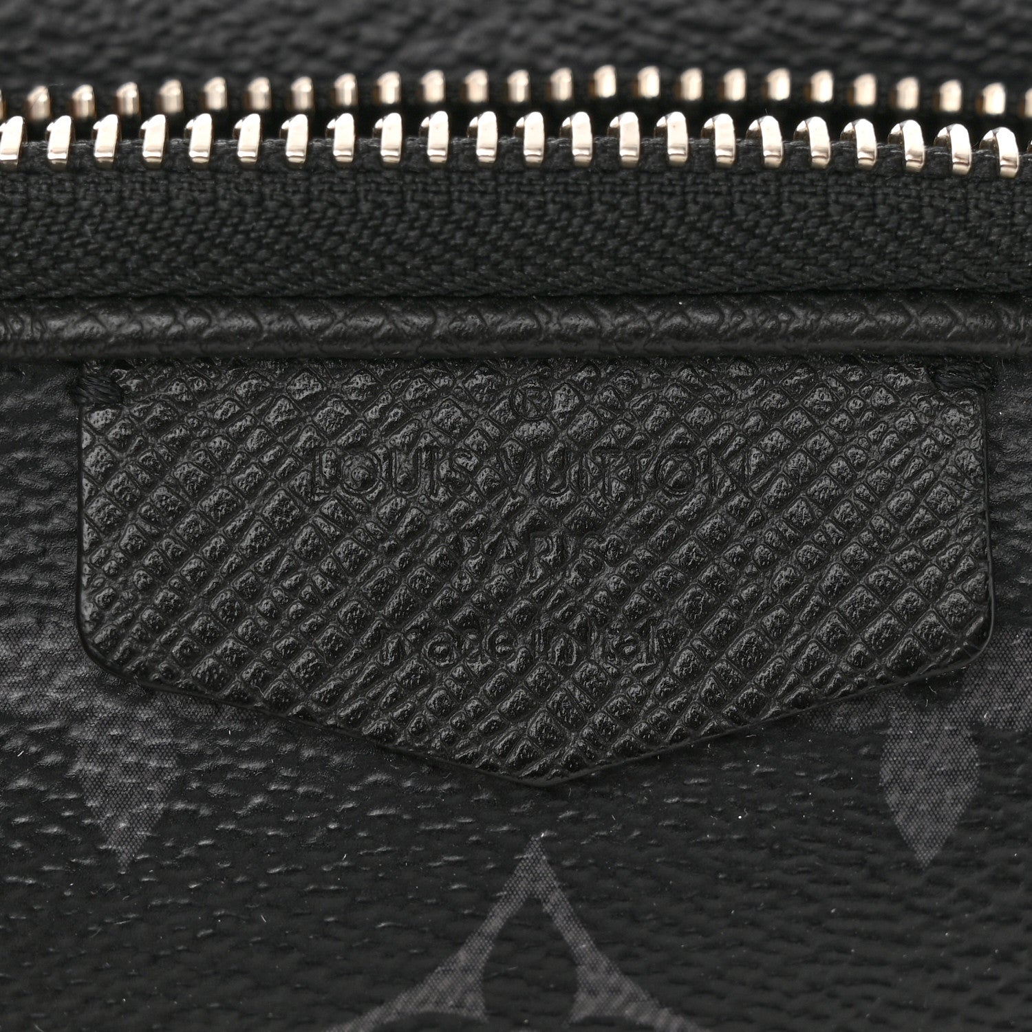 Louis Vuitton Monogram Eclipse Taigarama Outdoor Pouch Black 6 of 12