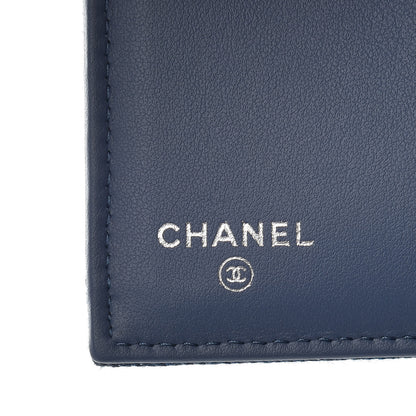 Chanel Denim Quilted Small Camellia Flap Wallet Blue 7 of 11