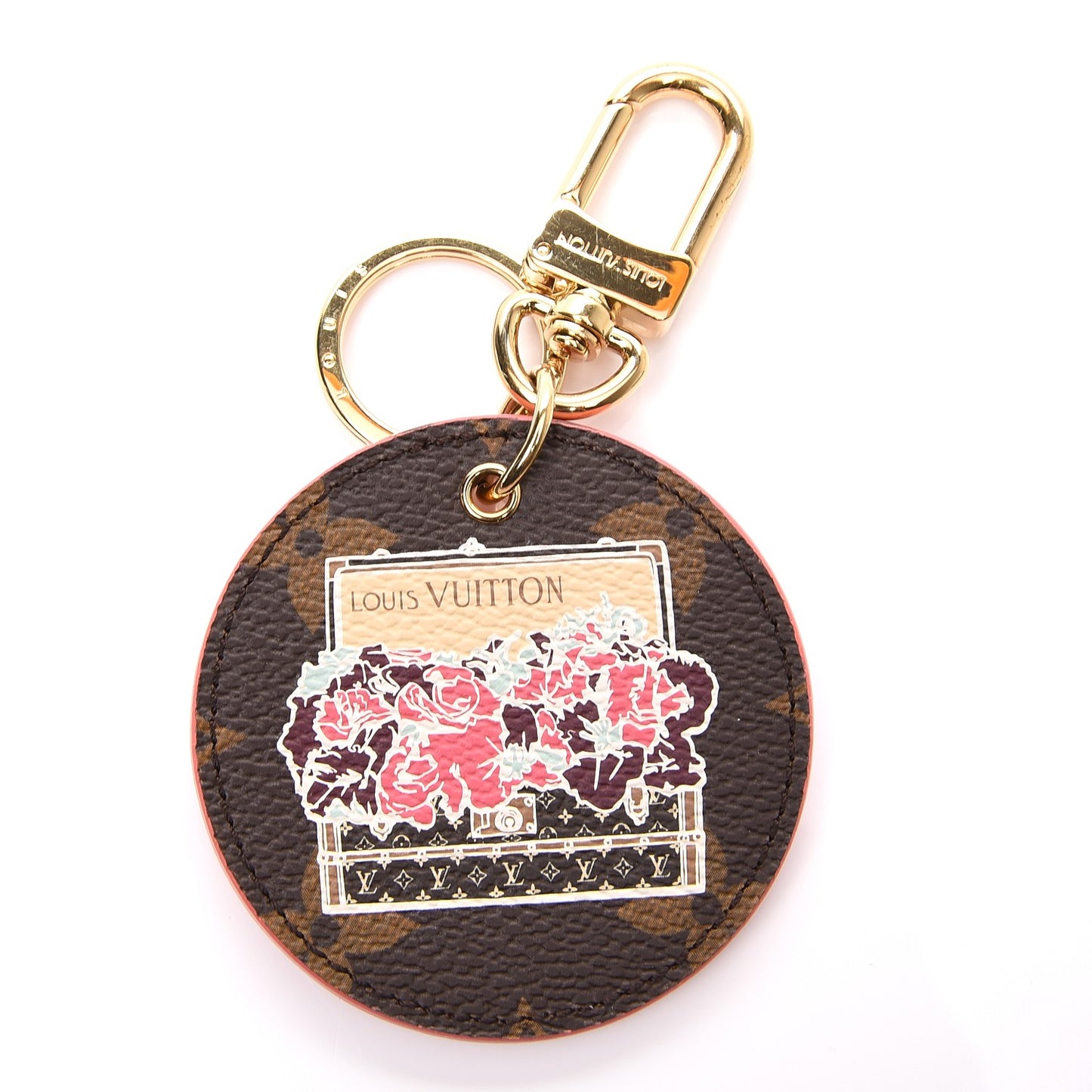Monogram Illustre Posies Bag Charm