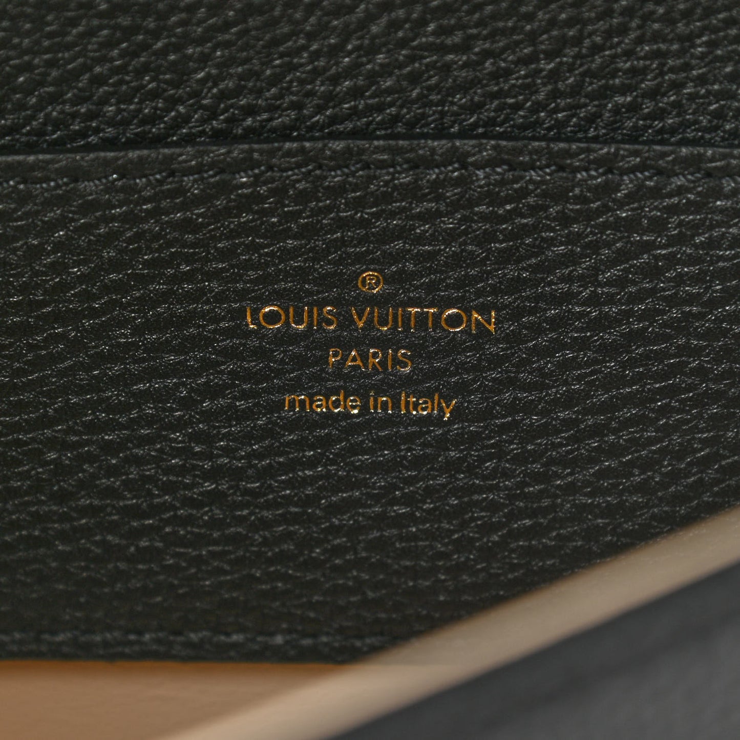 Grained Calfskin LV Pont 9 Soft PM Black