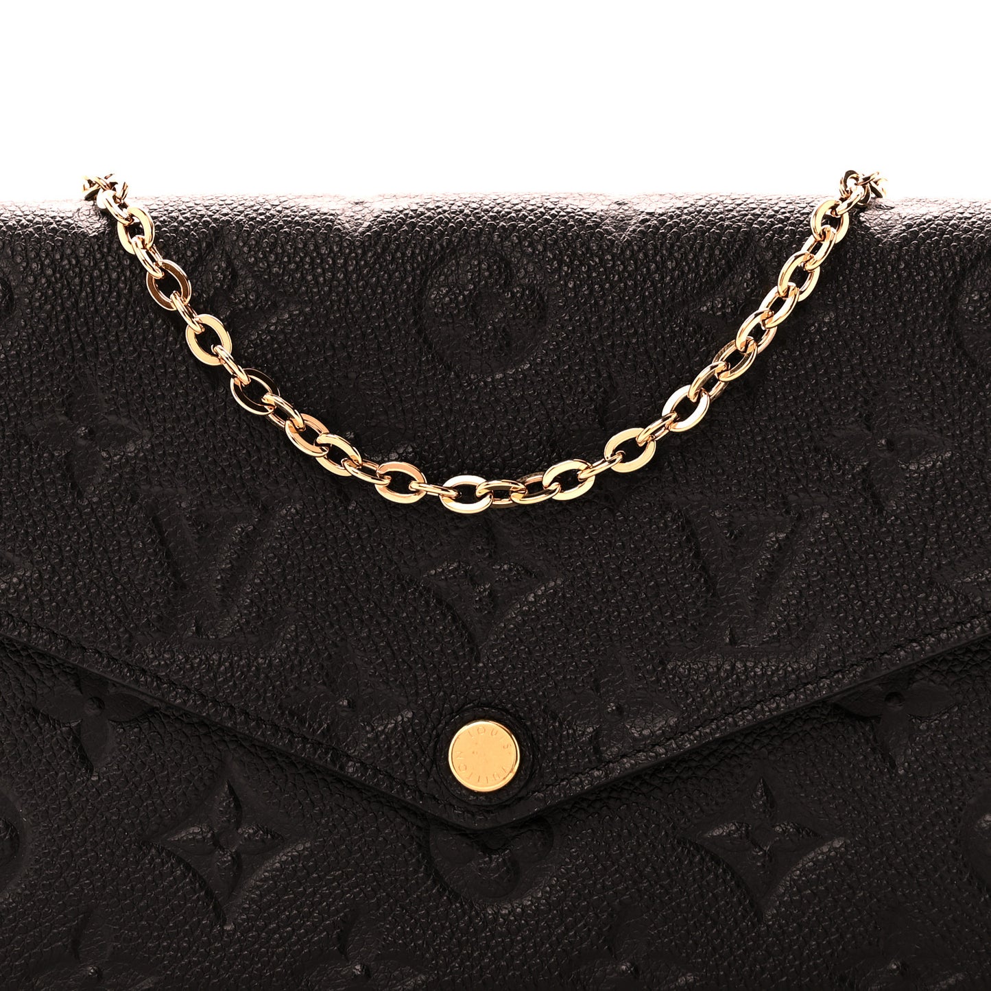Empreinte Pochette Felicie Chain Wallet Black